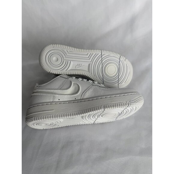 6.5 WOMEN'S NIKE AIR FORCE ONE 1 DANCE FJ7409-100 SNEAKERS SPORTSWEAR WHITE - Picture 7 of 8